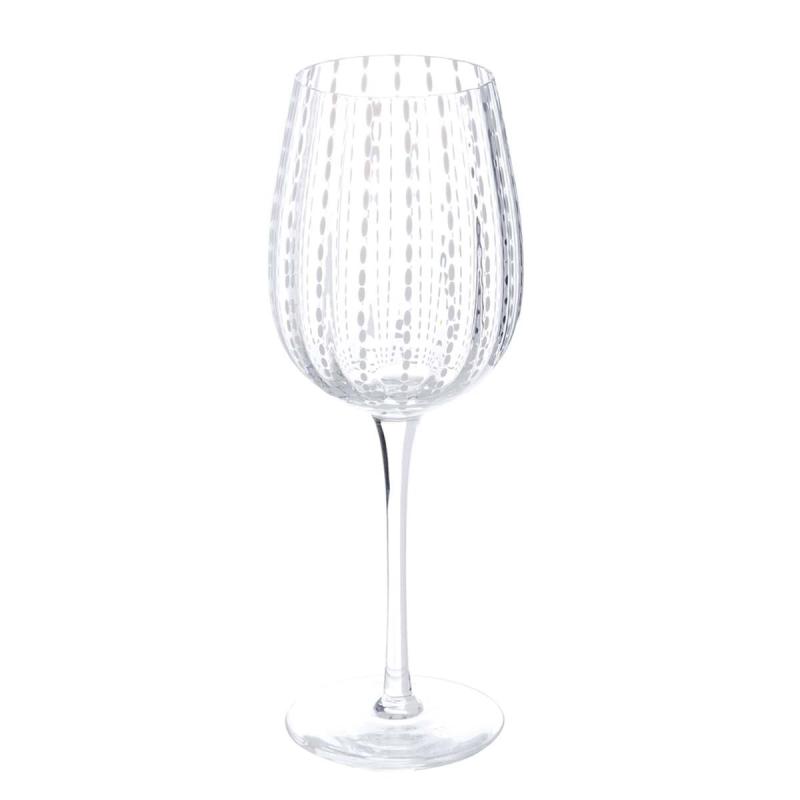6 VERRES A PIED RELIEF 480 ML BL