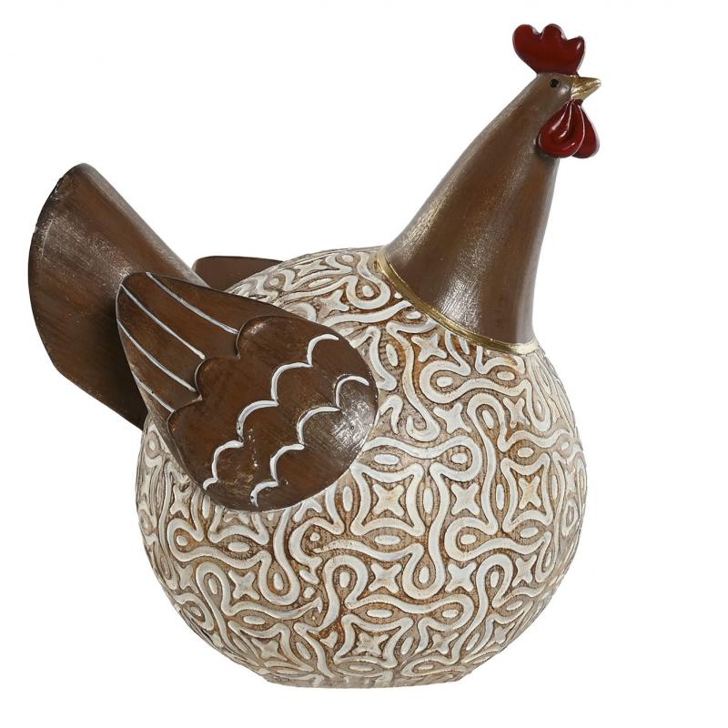 POULE MARRON BEIGE IT215871