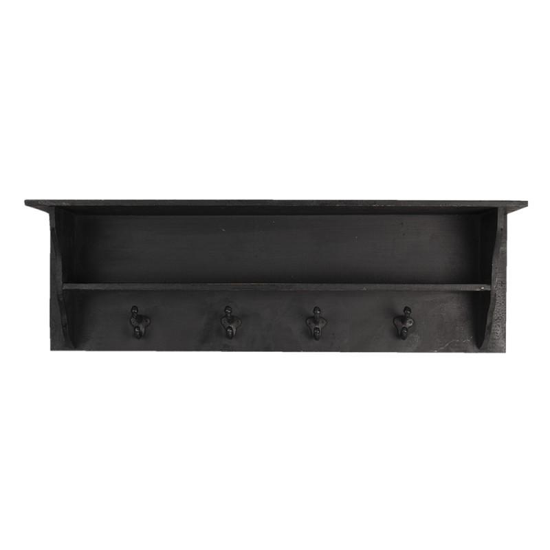 PORTE MANTEAU MURAL NOIR CE0473Z