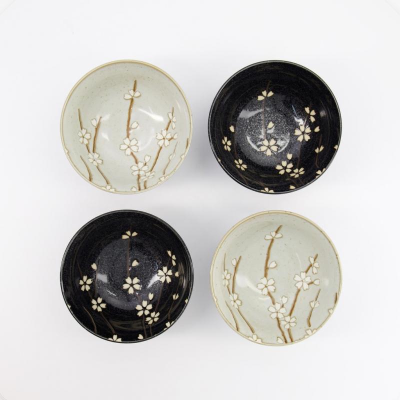 COFFRET 4 BOLS JAPONAIS SAKURA TAYO CNB33867 COFFRET 4 BOLS JAPONAIS SAKURA TAYO CNB33867