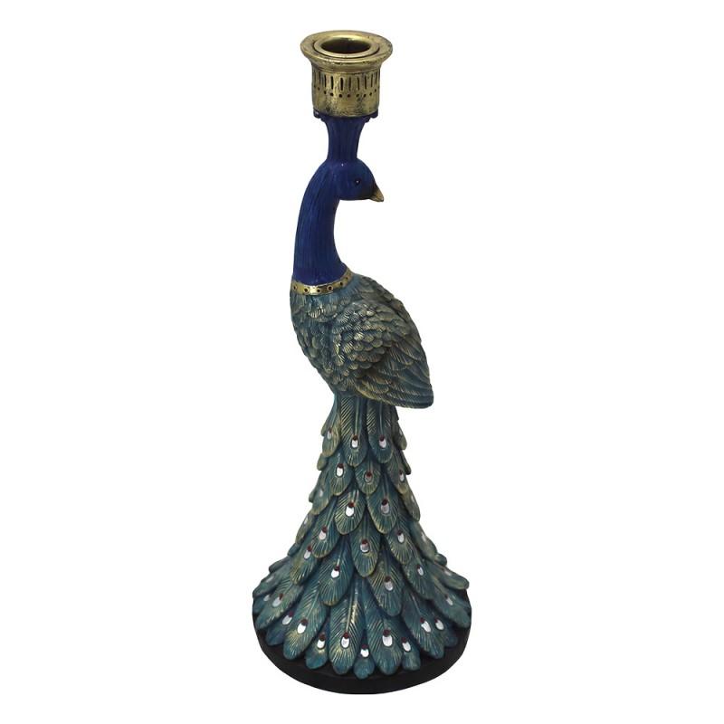 CHANDELIER PAON BLEU 33CM