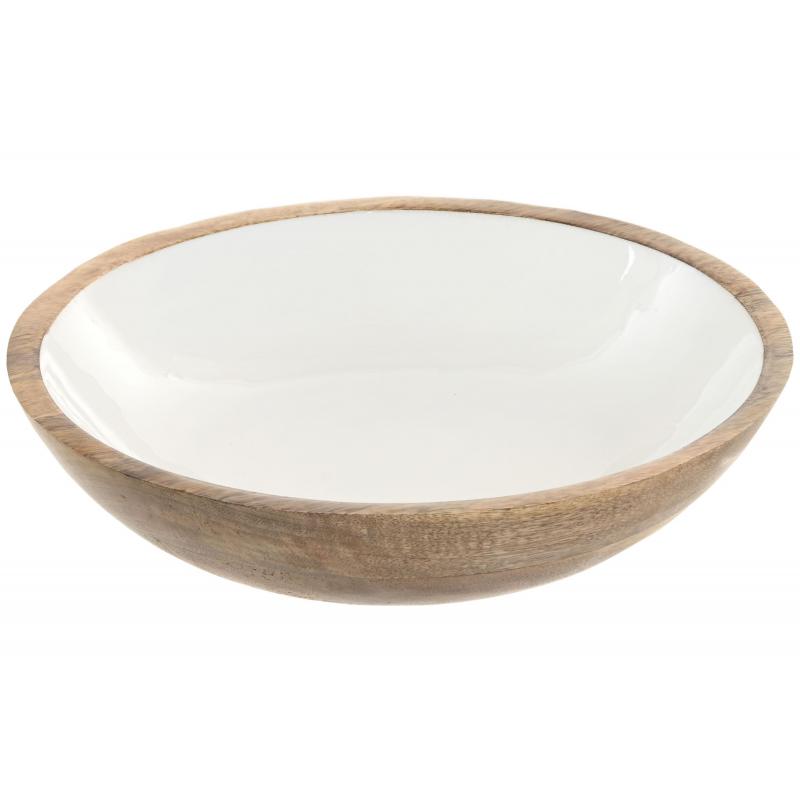 SALADIER MANGUE 30CM BLANC IT221594