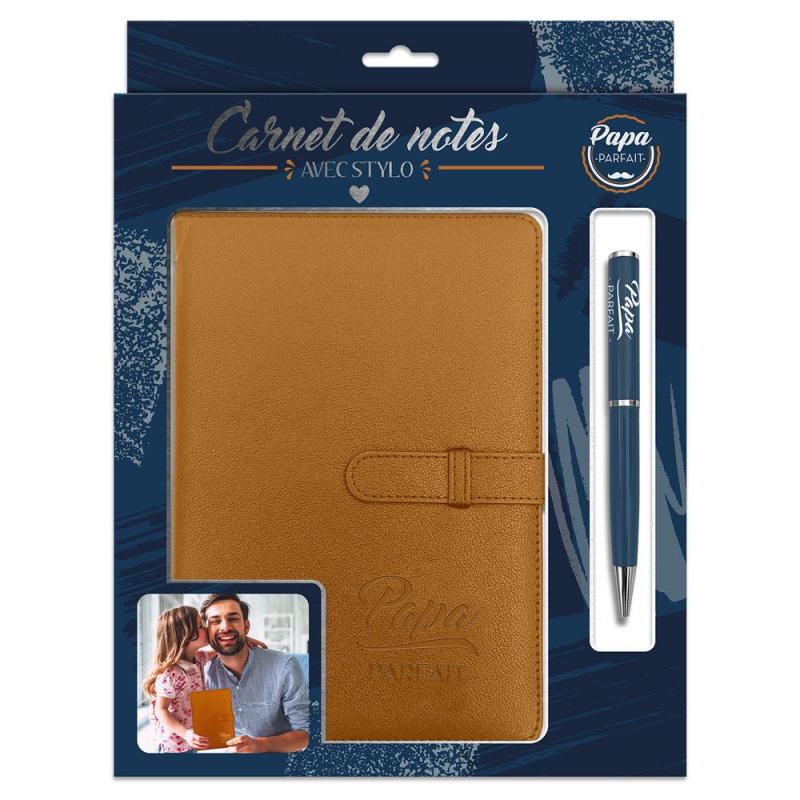 COFFRET CARNET NOTES+STYLO PAPA CD7672B COFFRET CARNET NOTES+STYLO PAPA CD7672B