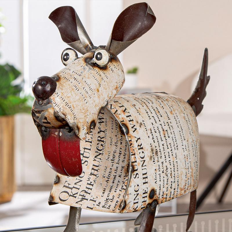 CHIEN METAL JOURNAUX GI57984