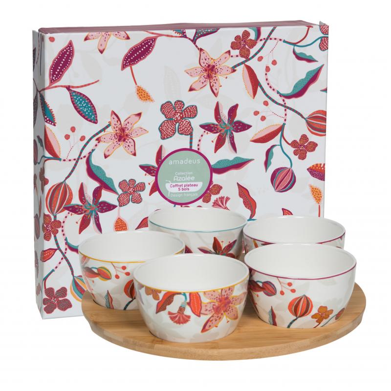 COFFRET APERITIF AZALEE FLEURI CA170643