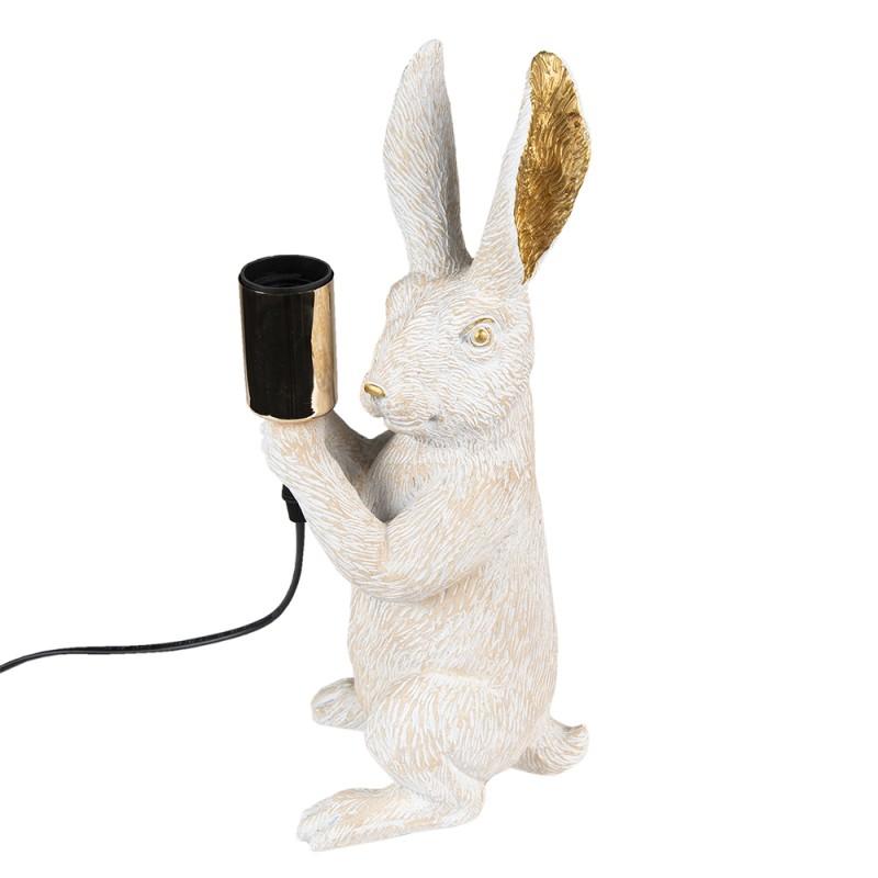 LAMPE DE TABLE LAPIN 36 CM BLANC CEMP749