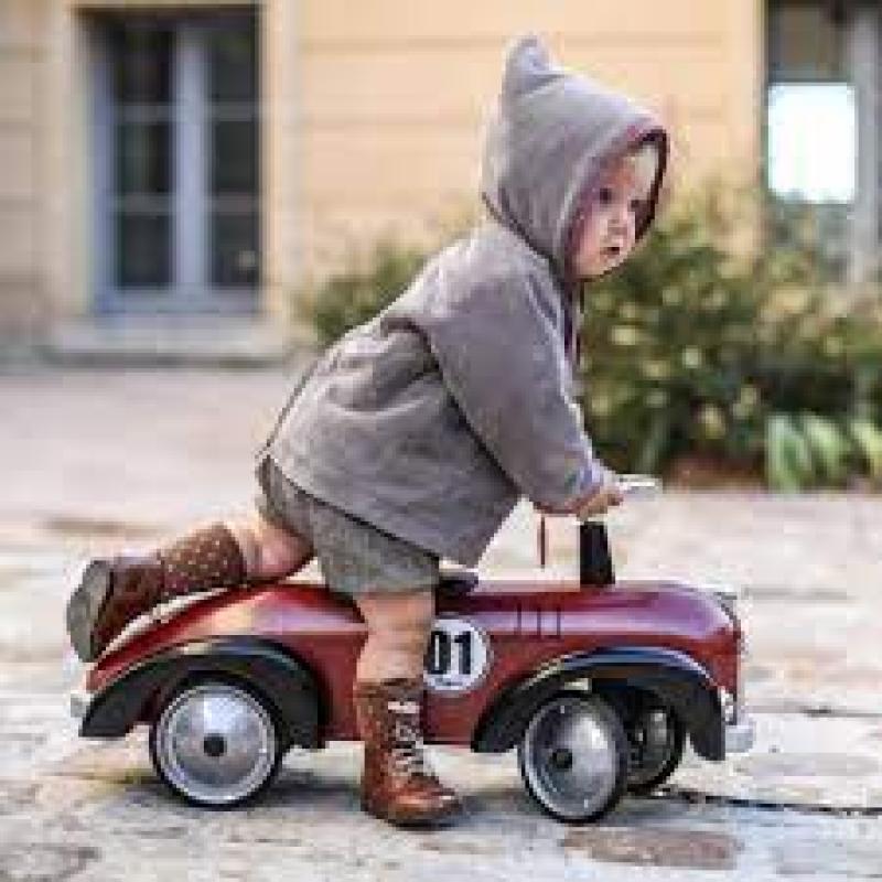 TROTTEUR BEBE  VOITURE VINTAGE BAG875