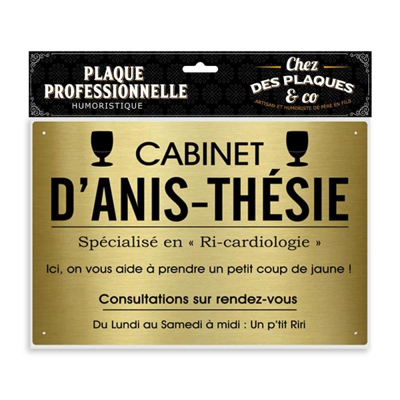 PLAQUE PROFESSIONNELLE ABBE BIERE