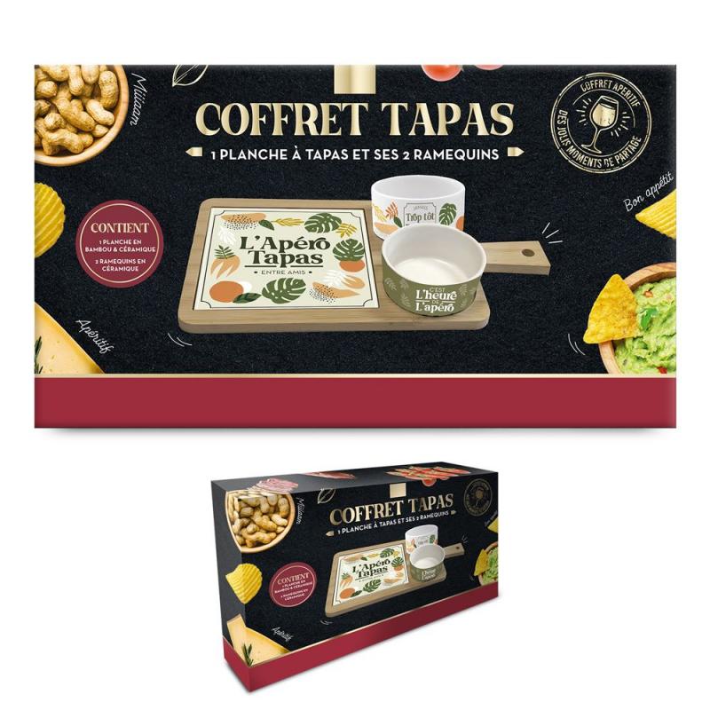 COFFRET TAPAS 2 SERVICES APERO CD10049