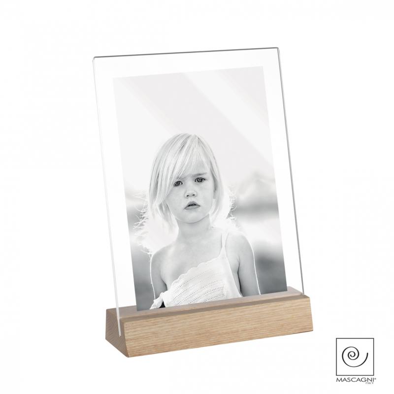 CADRE PHOTO TRANSPARENT BASE BOIS MAA479