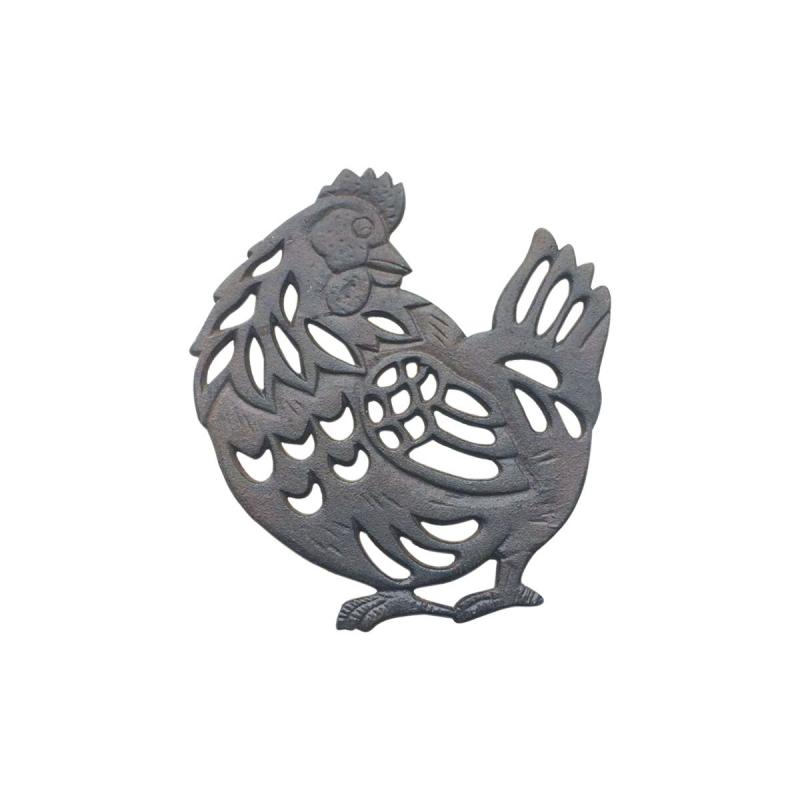 DESSOUS DE PLAT POULE OR15734