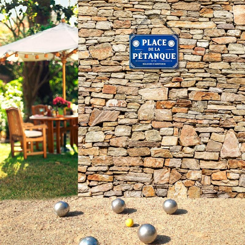 PLAQUE PLACE DE LA PETANQUE CD5925