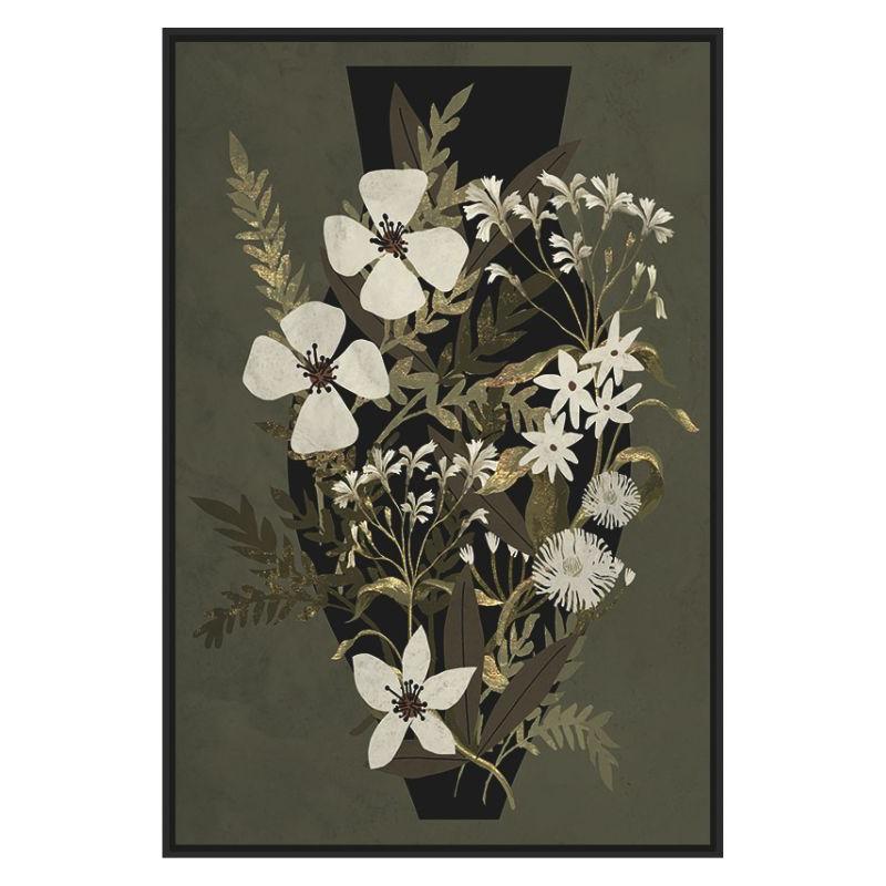 TABLEAU FOND NOIR JARRE