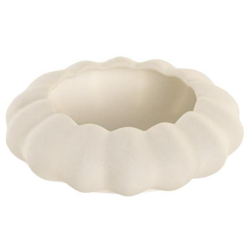 VIDE POCHE RESINE BLANC ONDULE IT227043