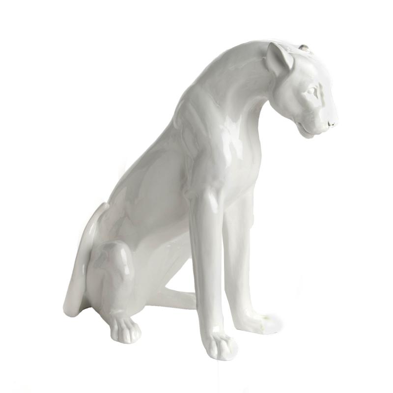 PANTHERE BLANCHE ASSISE CA157138