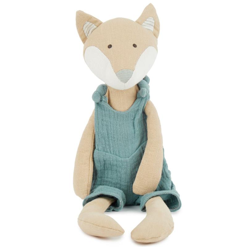 DOUDOU RENARD COTTE VERTE BI6405