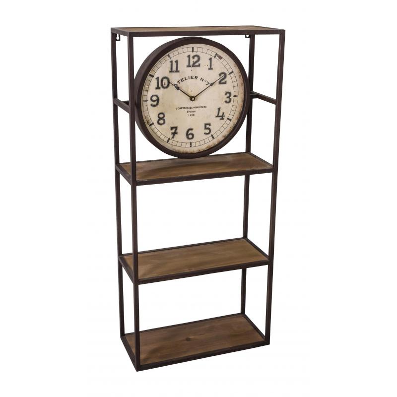 PENDULE AVEC ETAGERES ANSEB17338