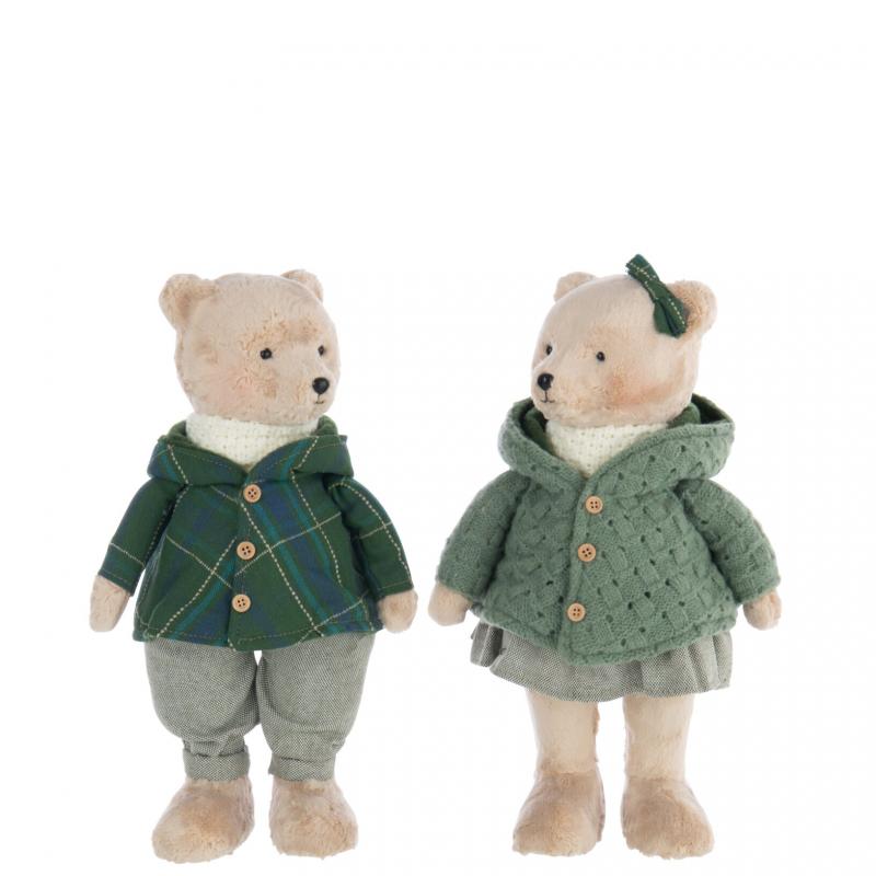 OURS GARCON OU FILLE NOEL 37CM