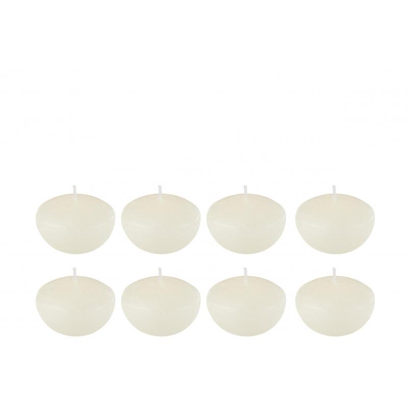 BOITE 8 BOUGIES FLOTTANTE JO63161