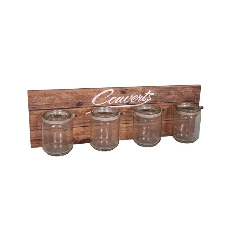 RANGE COUVERTS AVEC POT EN VERRE ANSEB15387 RANGE COUVERTS AVEC POT EN VERRE ANSEB15387