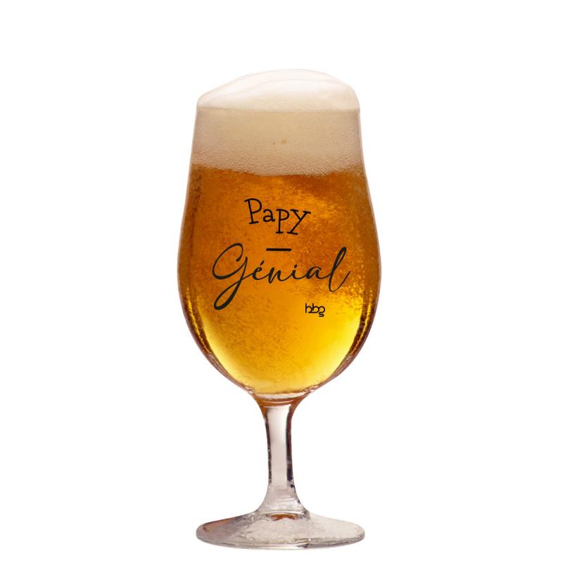 VERRE BIERE PAPY GENIAL