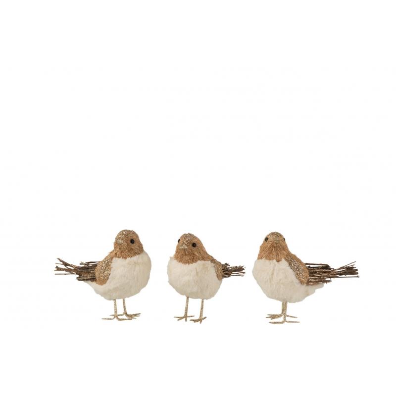 OISEAU BRUN NATUREL JO17514