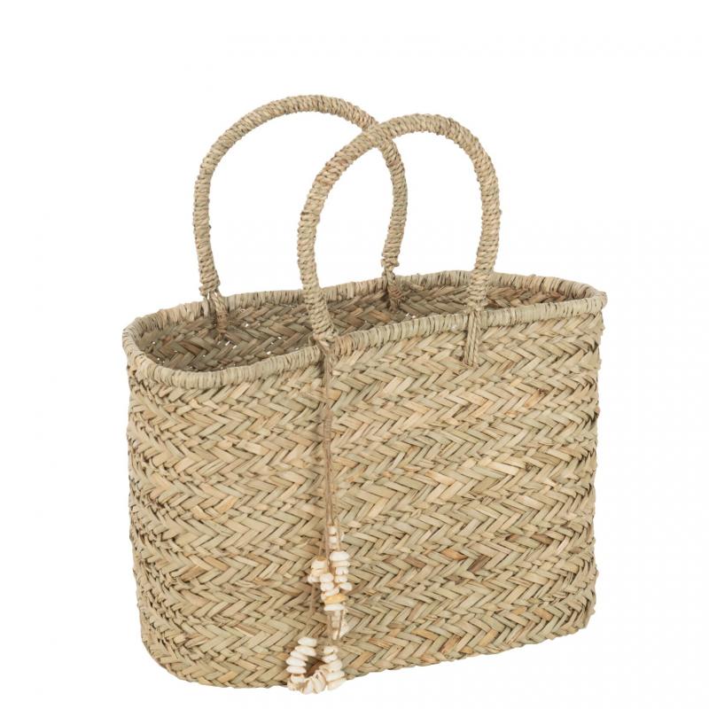 SAC PLAGE COQUIL JUT NAT L (46x25x51cm) JO33255
