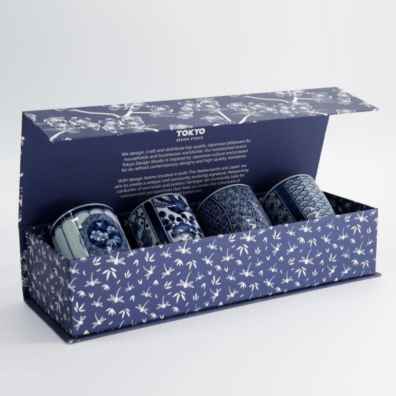 COFFRET 4 TASSES GIFTSET JAPONAISES CNB22063 COFFRET 4 TASSES GIFTSET JAPONAISES CNB22063