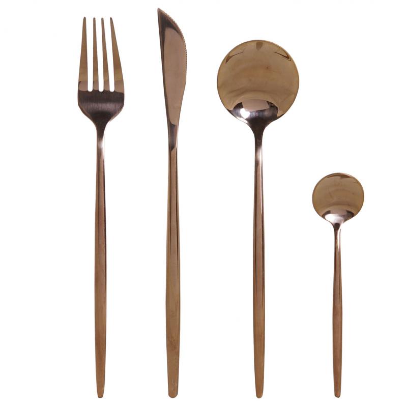 SET DE COUVERT CUIVRE BRONZE ITSM183746