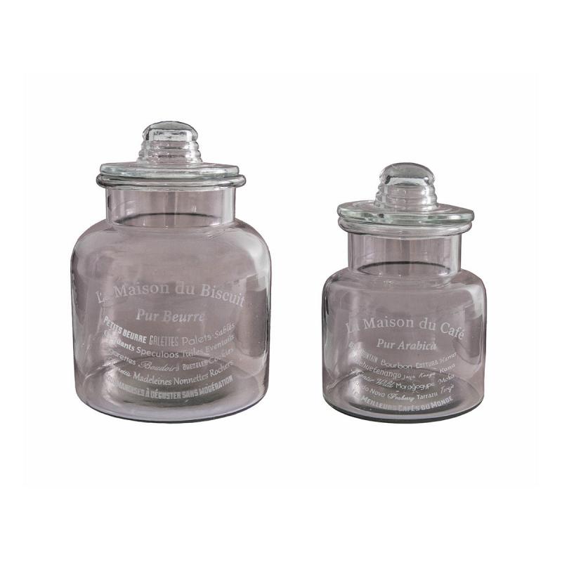 SET DE 2 BOCAUX CAFE BISCUIT ANSEB15283