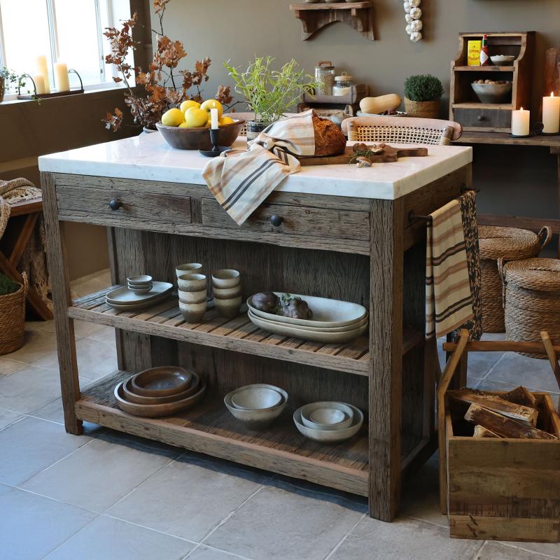 GRIMAUD TABLE DE SERVICE AVEC PLATEAU EN MARBRE GRIMAUD TABLE DE SERVICE AVEC PLATEAU EN MARBRE