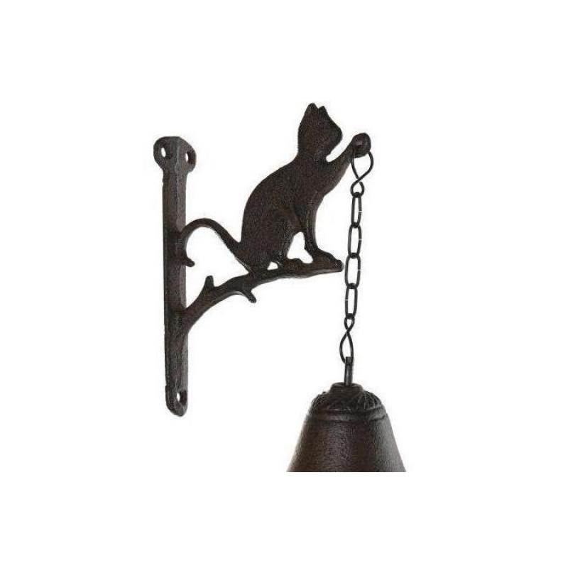 CLOCHE FER FONTE CHAT it218391