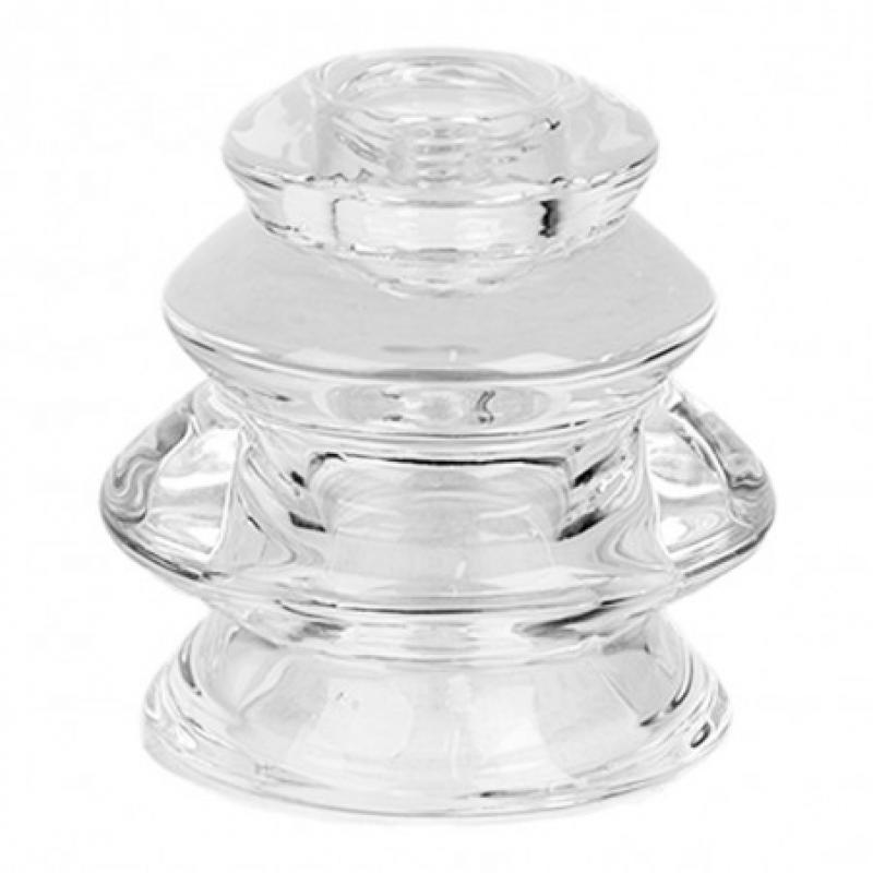 BOUGEOIR VERRE TRANSPARENT CE4932