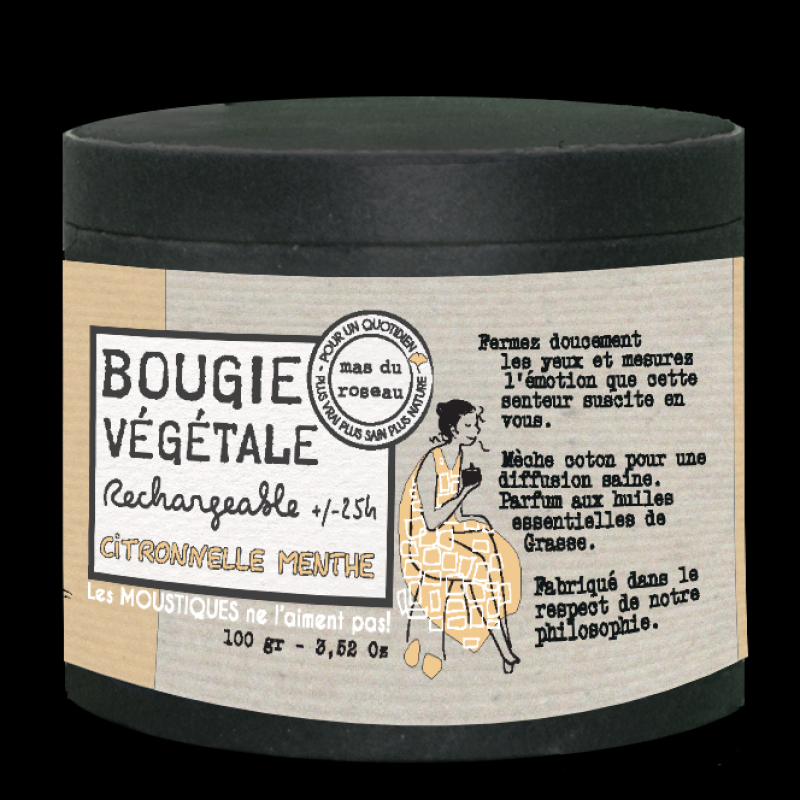 BOUGIE CITRONNELLE ANTI MOUSTIQUE  200143