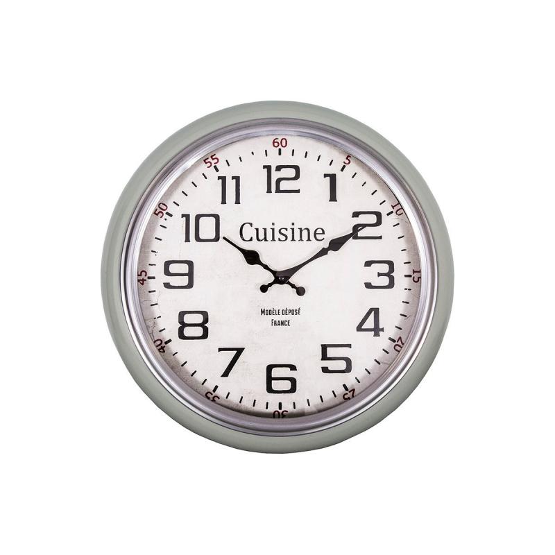 PENDULE VERT PASTEL VINTAGE 42CM  ANSEB16419