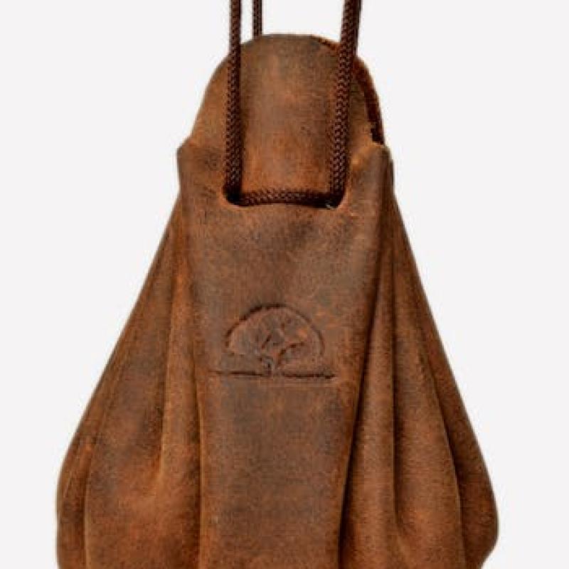 BOURSE CUIR NATUREL