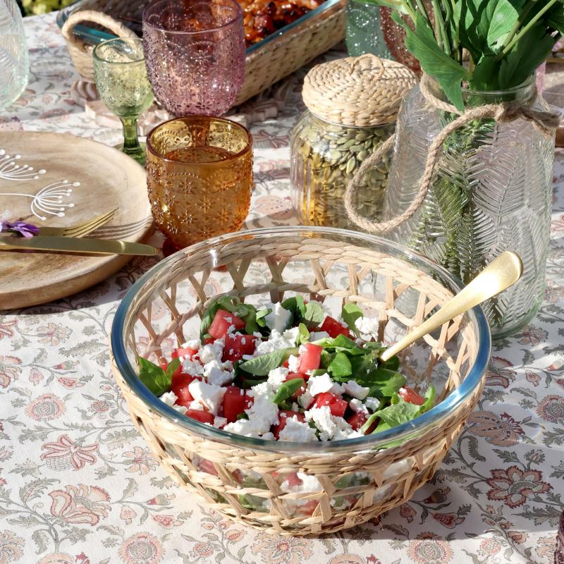 BOL PANIER OSIER  H11X23CM CHI61094200