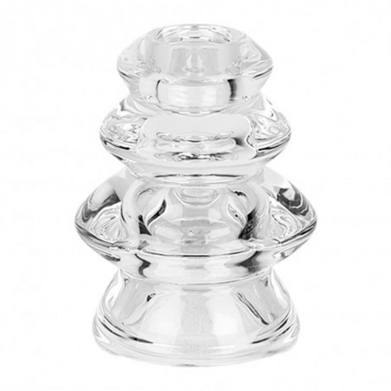BOUGEOIR VERRE TRANSPARENT CE4931