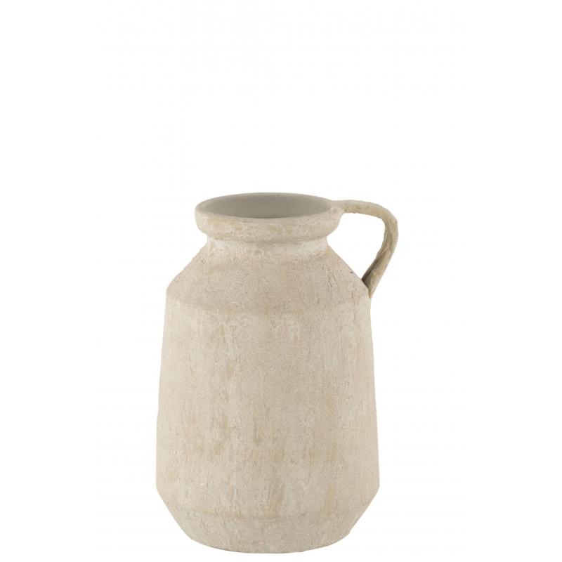 VASE ANSE BEIGE 30.5CM JO17869