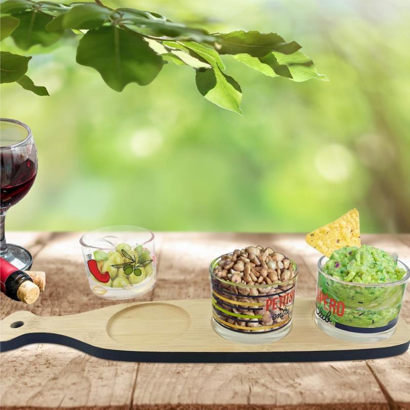 COFFRET SERVICE APERO 3 RAMEQUINS CD10050 COFFRET SERVICE APERO 3 RAMEQUINS CD10050