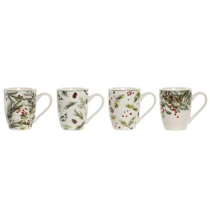 MUG PORCELAINE 12X8,5X9 360ML HOUX 4 MOD. IT220902