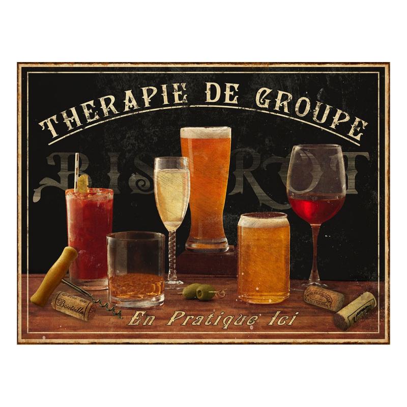 PLAQUE METAL THERAPIE ANSEB17535