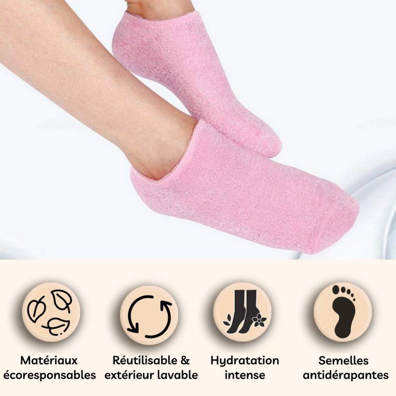 CHAUSSETTES HYDRATANTES 2 MODELES